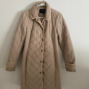 Beige/tan Fall Lands' End Women's Trench Coat